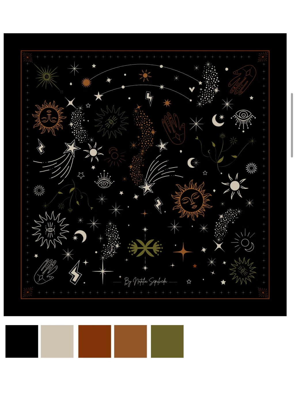 ASTROLOGY SCARF