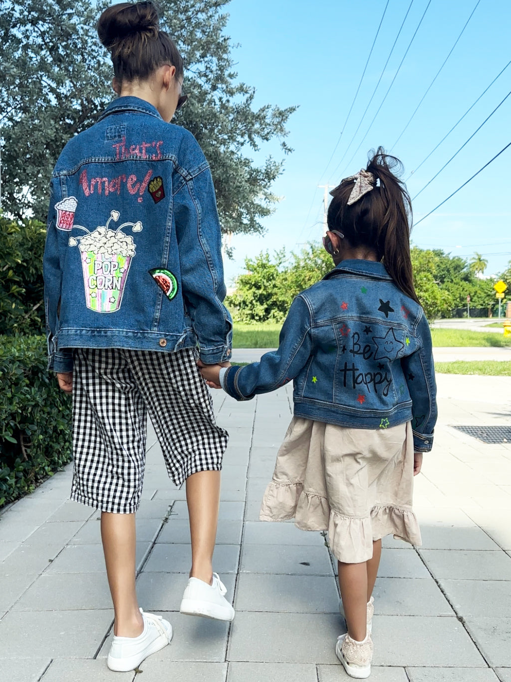 BE HAPPY DENIM JACKET