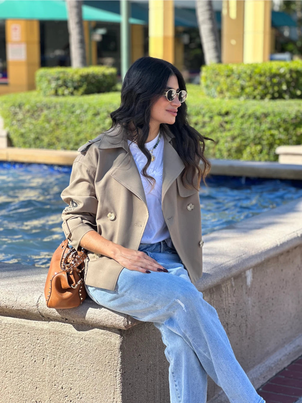 DARK BEIGE YIN YANG JACKET
