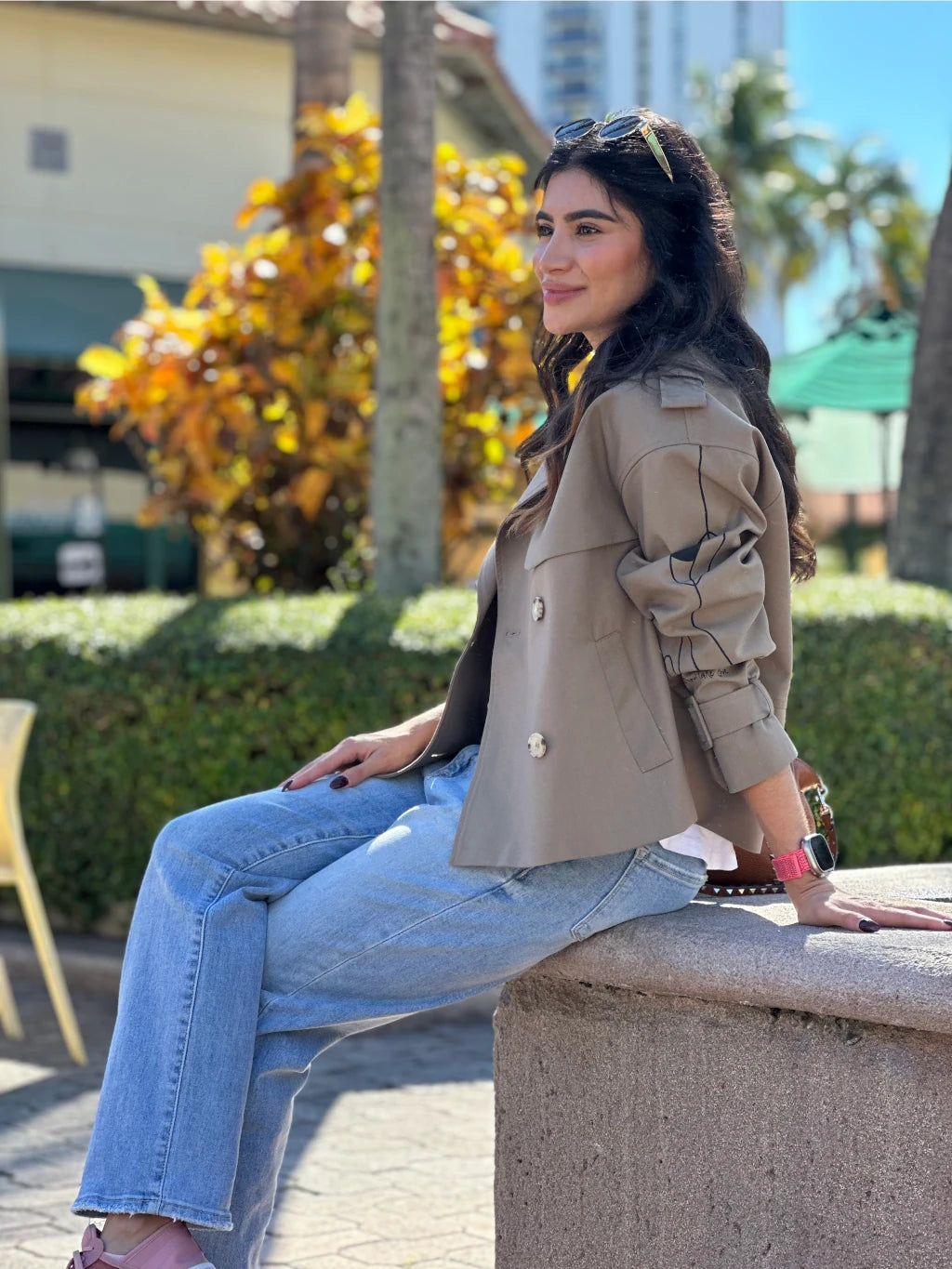 DARK BEIGE YIN YANG JACKET