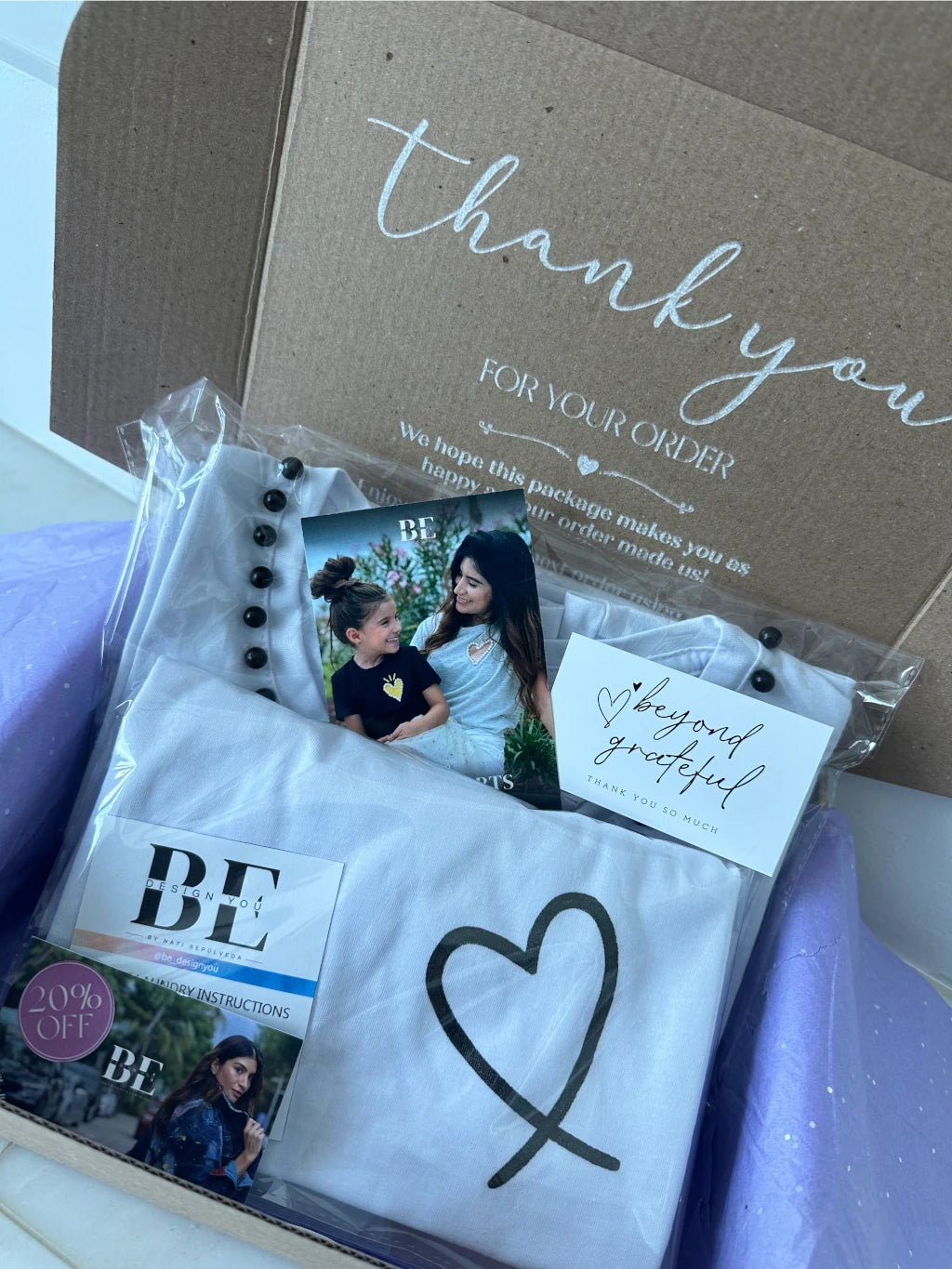 HAPPY MOTHER’S DAY KIT - ONE HEART T-SHIRT