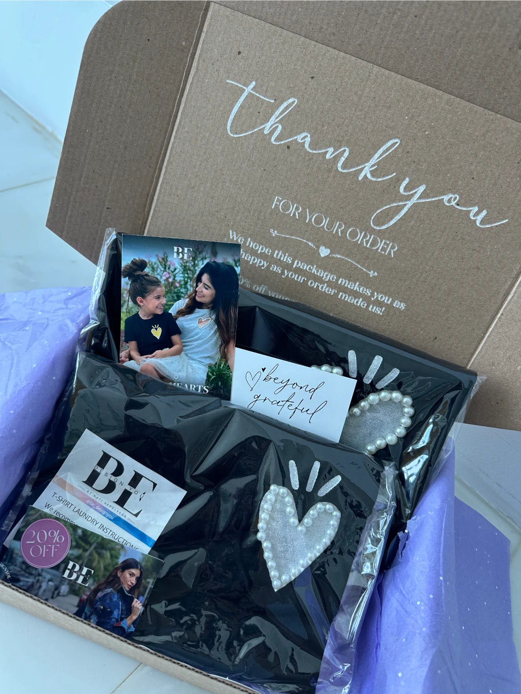 HAPPY MOTHER’S DAY KIT - PEARL HEART (BLACK)