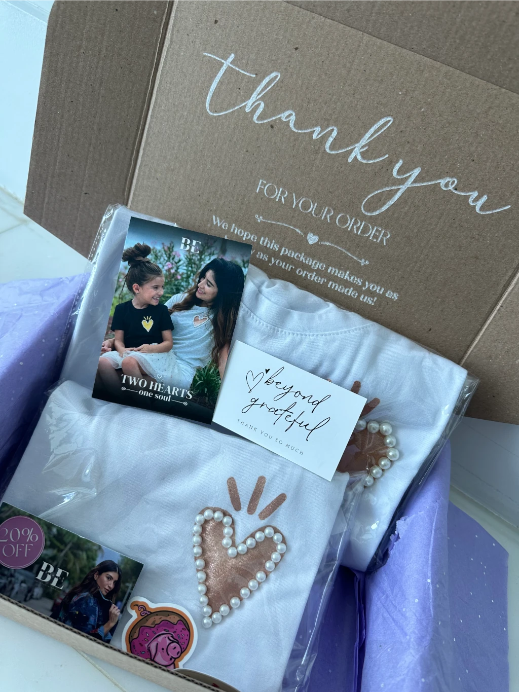 HAPPY MOTHER’S DAY KIT - PEARL HEART (WHITE)