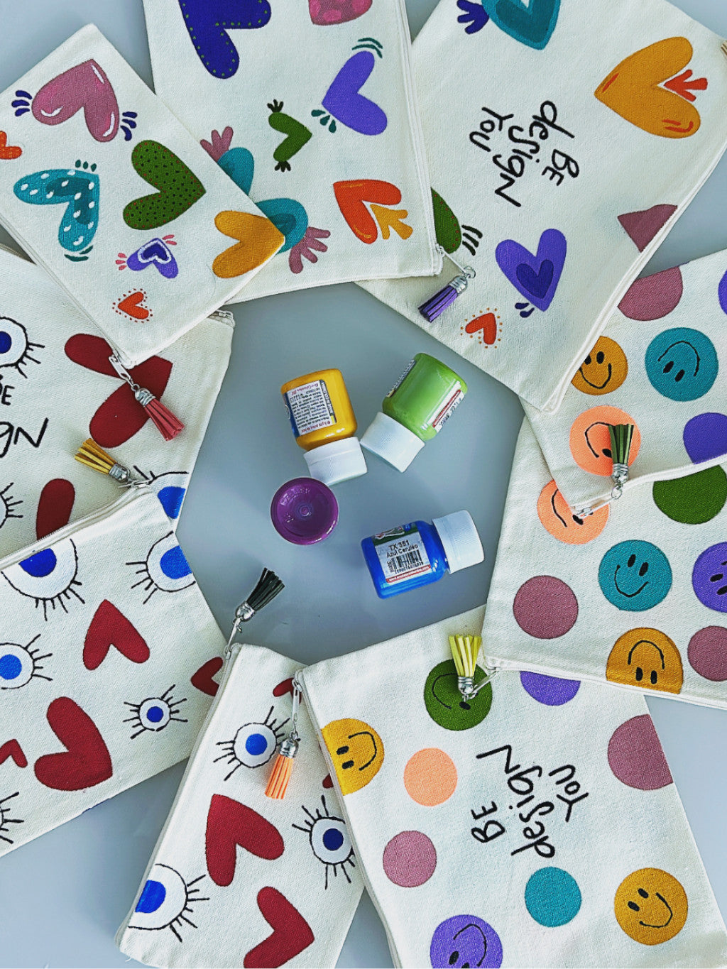 ORGANIZER SET - SMILEY FACE