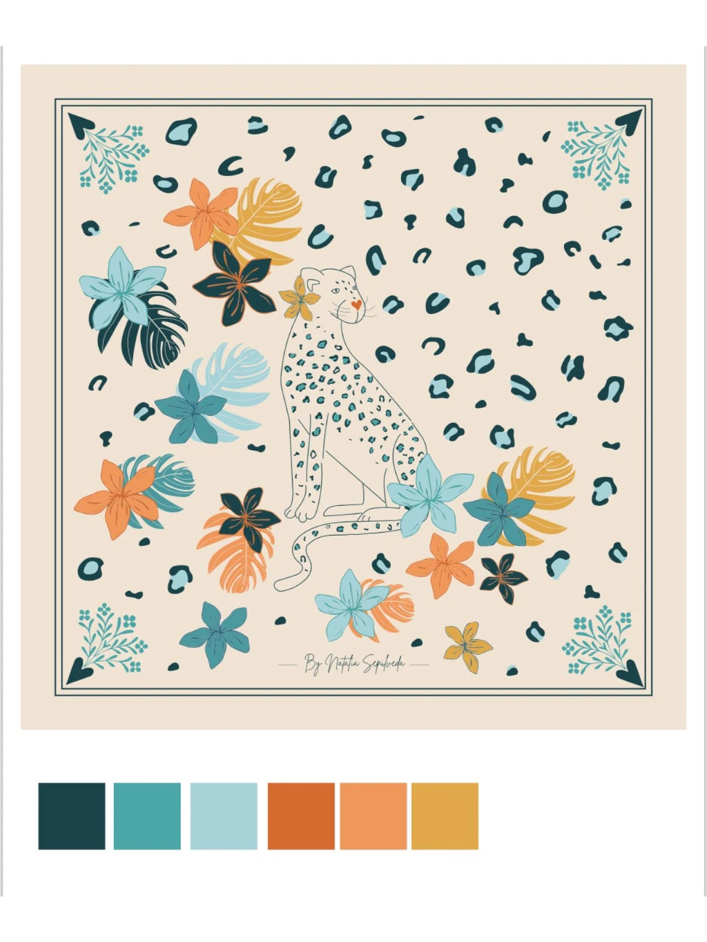 TROPICAL SCARF