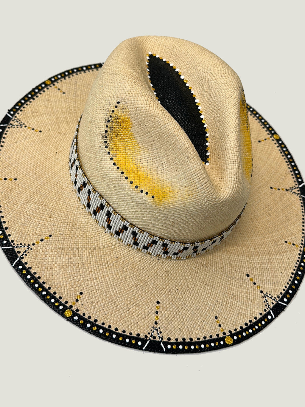 AGUADEÑO HAT PATTERN EARTH