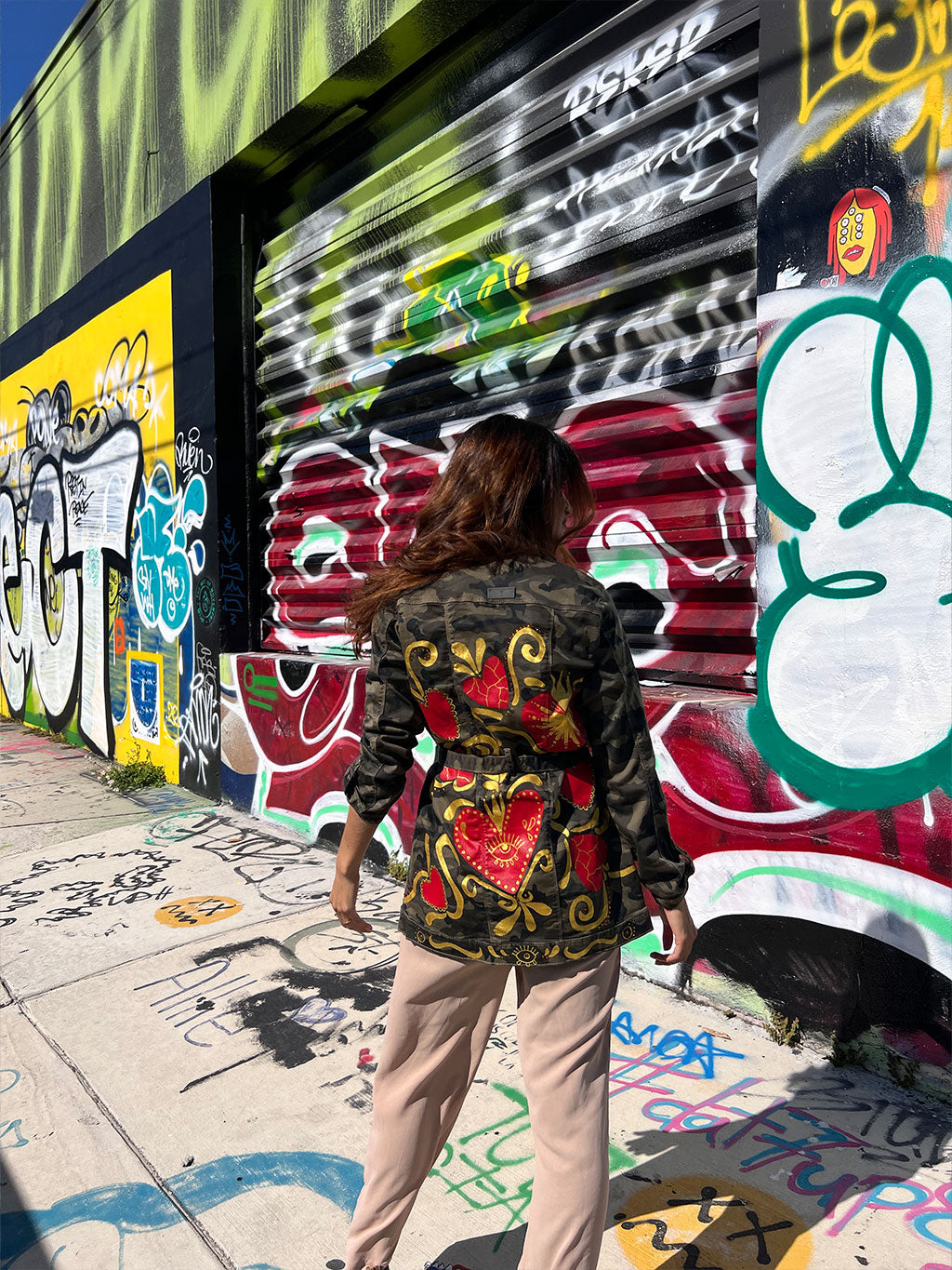 HEART CAMO JACKET