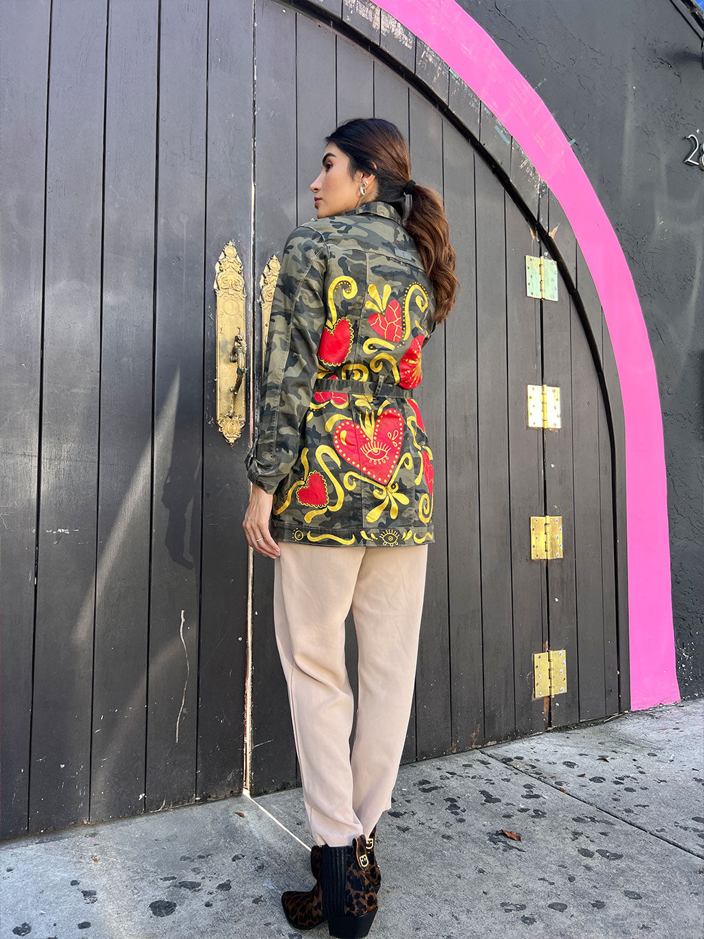 HEART CAMO JACKET