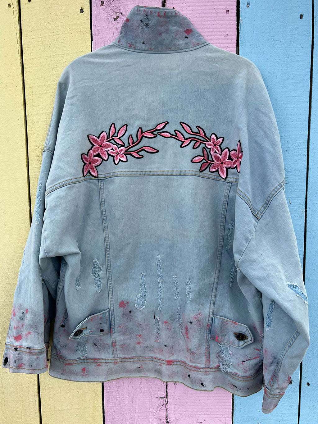 PINK LOVERS DENIM JACKET