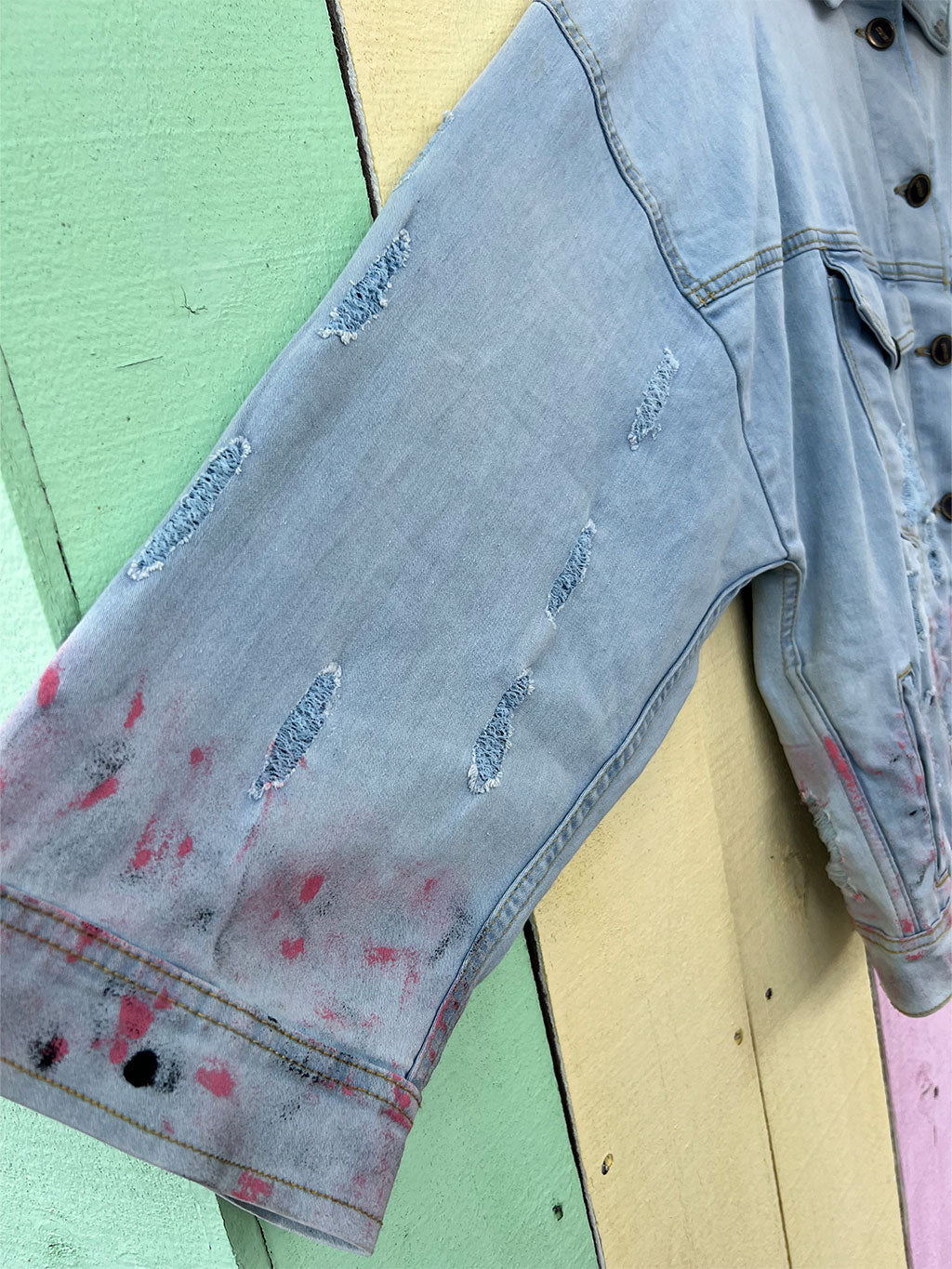 PINK LOVERS DENIM JACKET