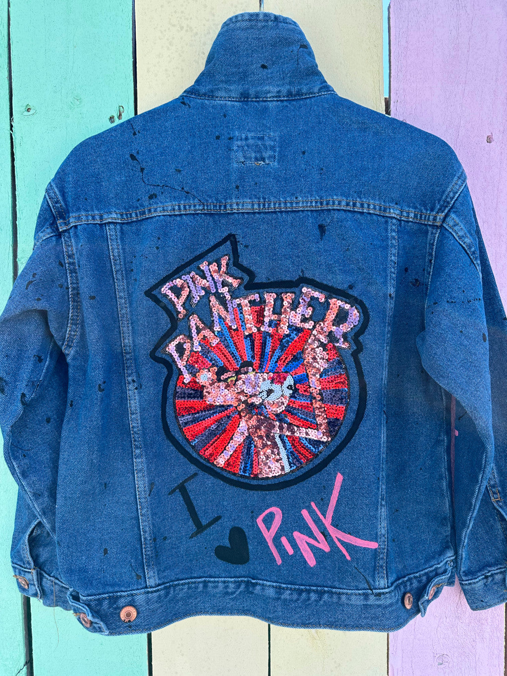 PINK PANTHER DENIM JACKET