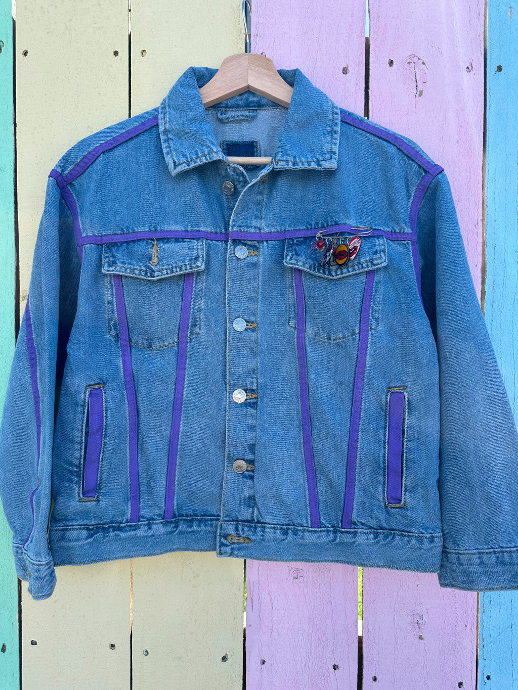 PURPLE CACTUS DENIM JACKET