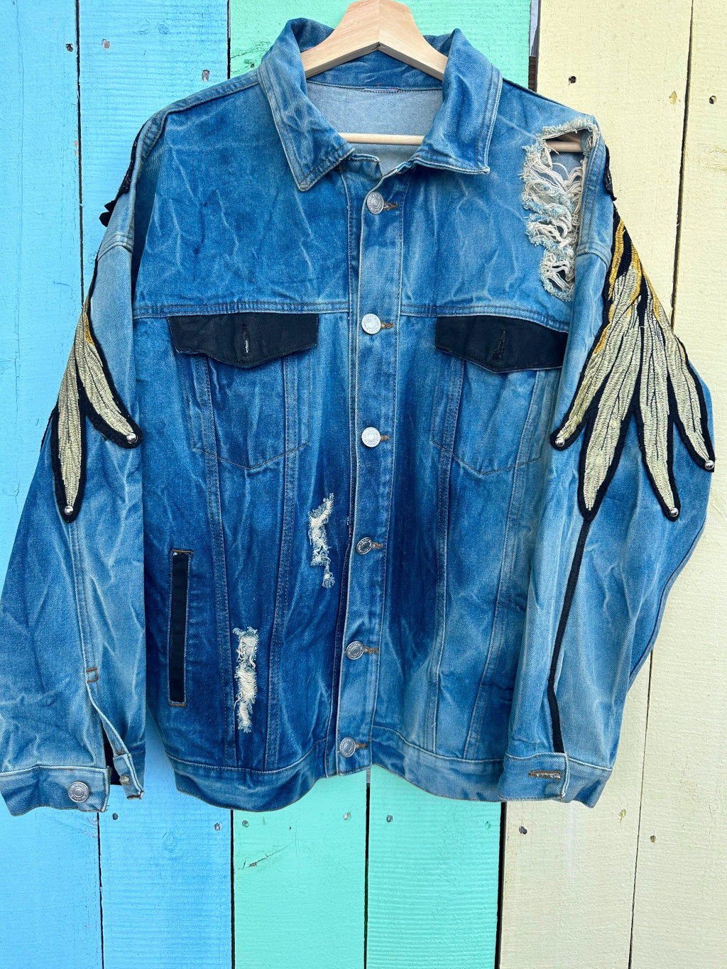 WINGS DENIM JACKET