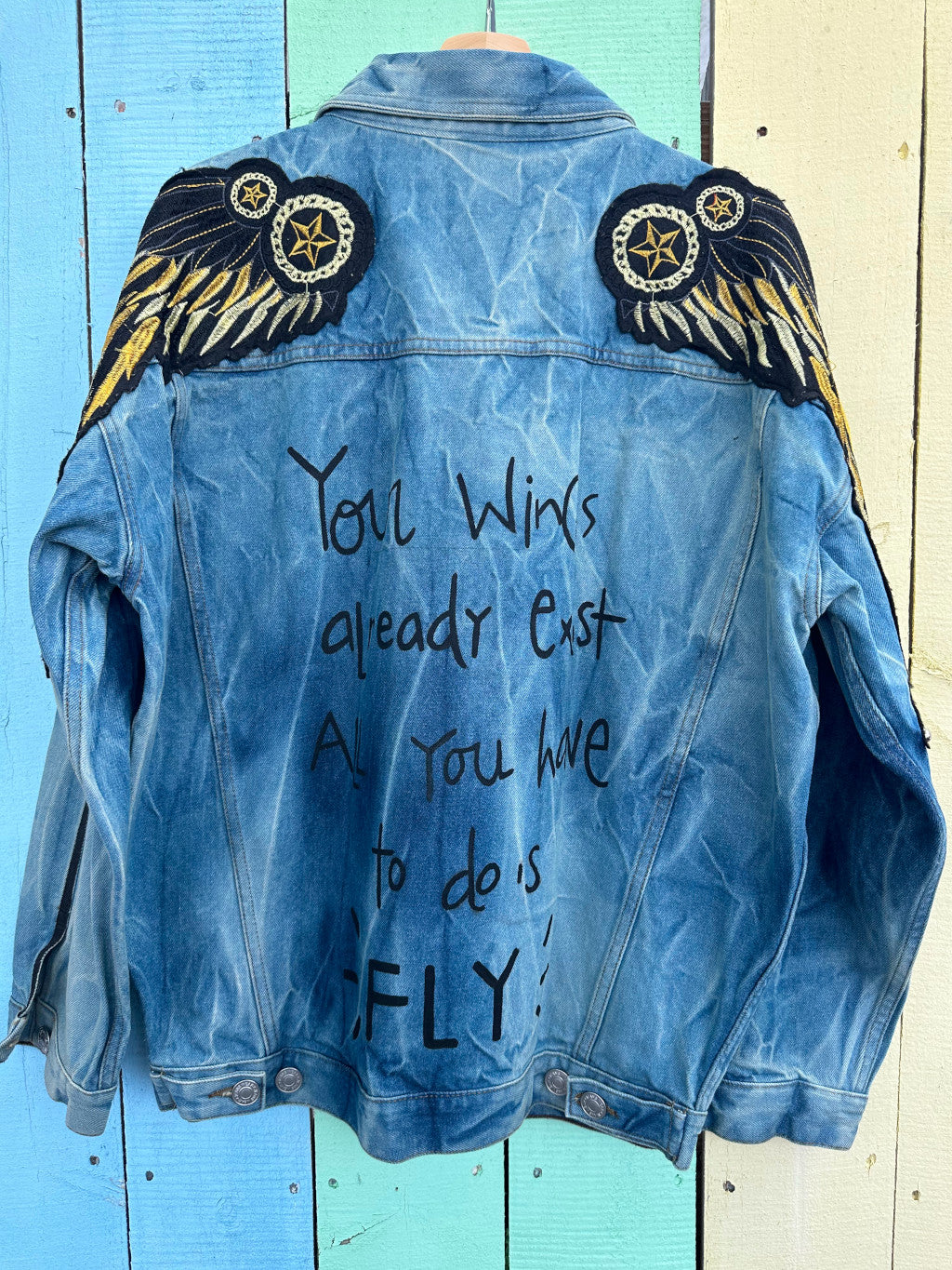WINGS DENIM JACKET