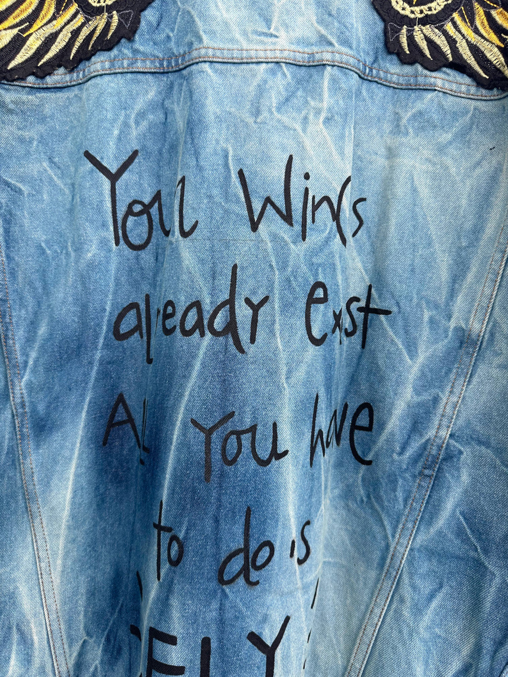 WINGS DENIM JACKET