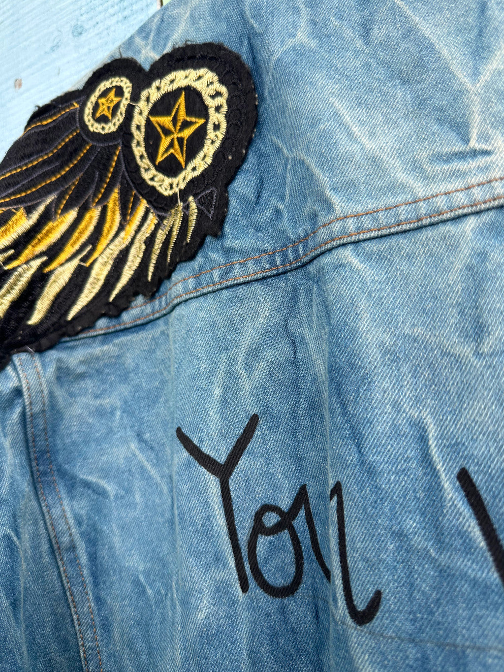 WINGS DENIM JACKET