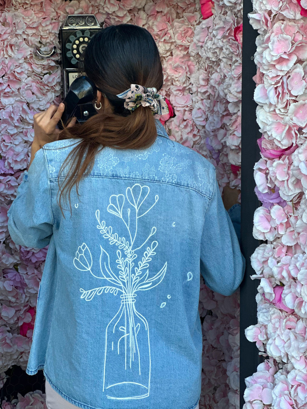 FLORAL PAINTED JACKET