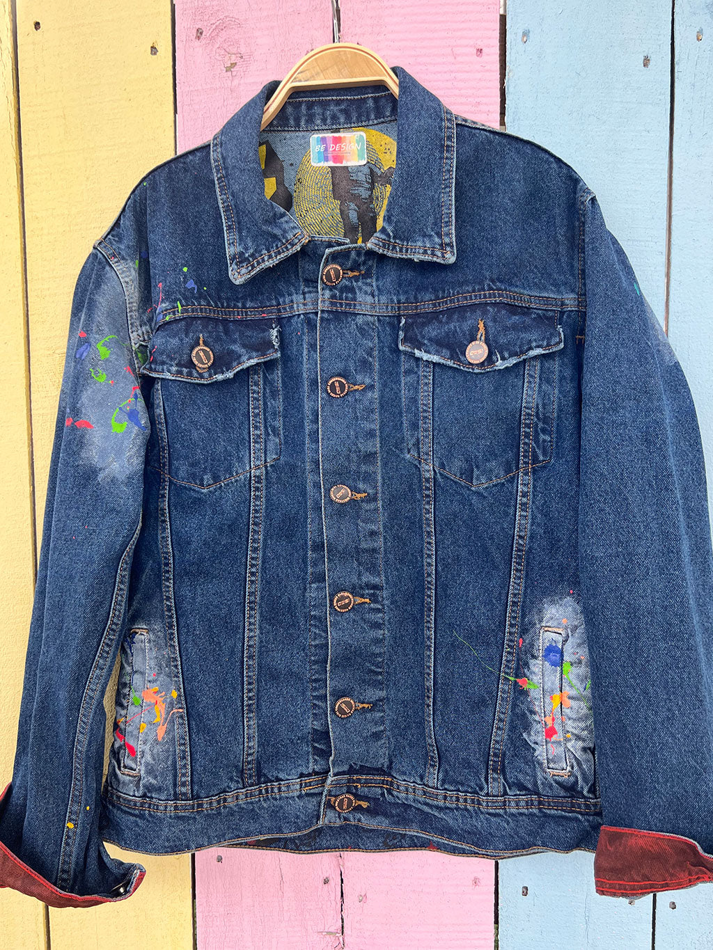 LOVE COLORS DENIM JACKET